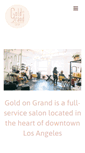 Mobile Screenshot of goldongrandsalon.com